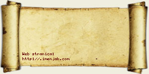 Veroljupka Jakupi vizit kartica